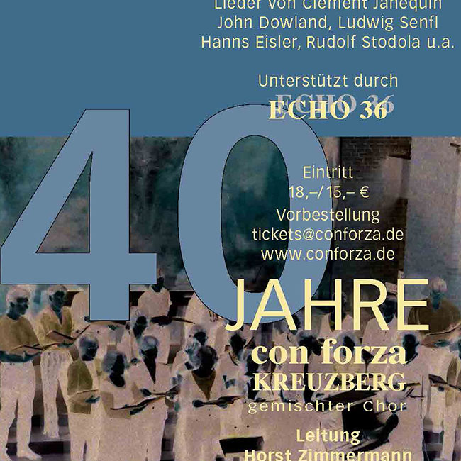 40 Jahre con forza-Konzert