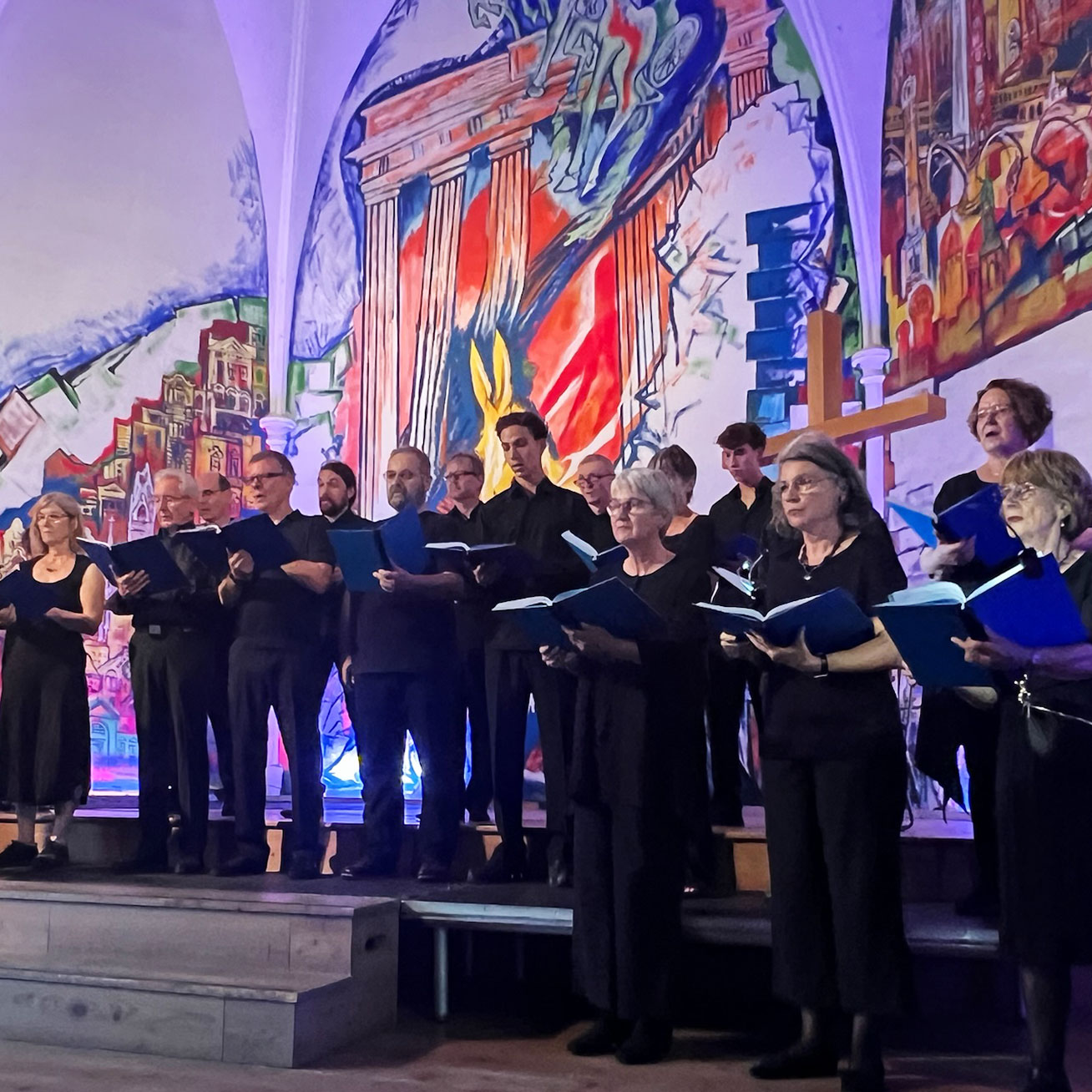 Impression vom Konzert - Tenor, Bass und Alt